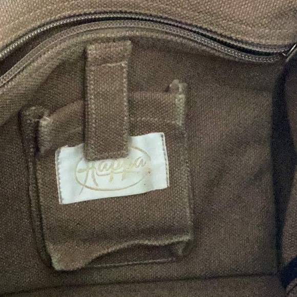 Beautiful leather & canvas Happa bag from Hawai’i - Picture 5 of 6